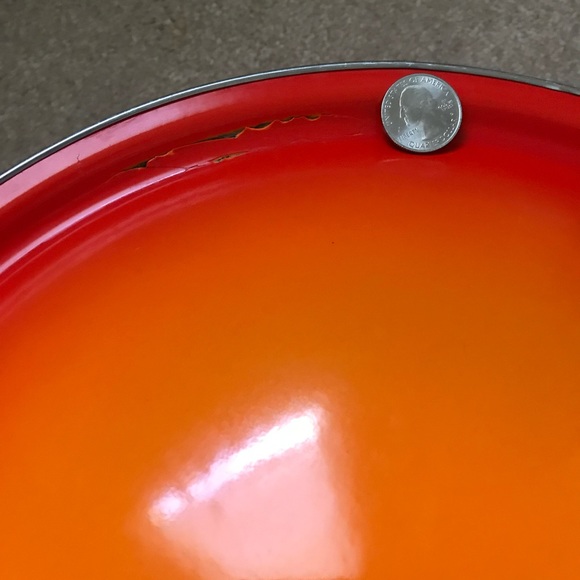 Le Creuset wok #36 flame cast iron - Picture 6 of 14